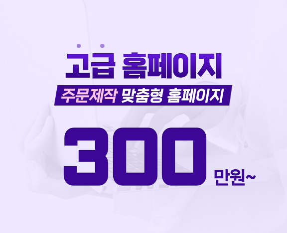 고급형 홈페이지